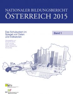 Titelseite der Publikation "Nationaler Bildungsbericht Österreich 2015 - Band 1"