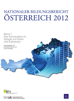 Titelseite der Publikation "Nationaler Bildungsbericht Österreich 2012 - Band 1"
