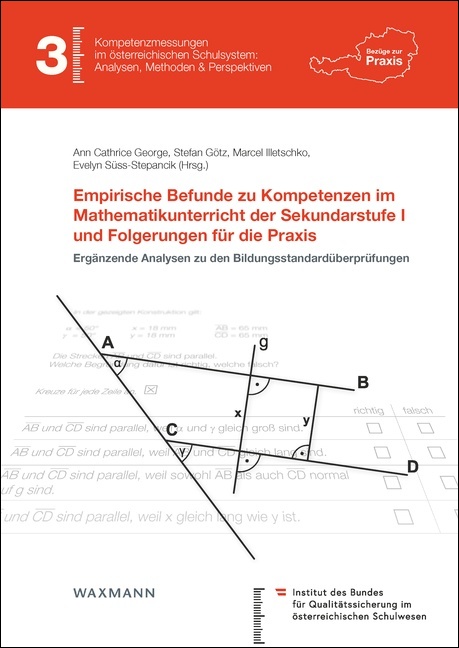 Titelseite der Publikation "Empirische Befunde zu Kompetenzen im Mathematikunterricht der Sekundarstufe 1"